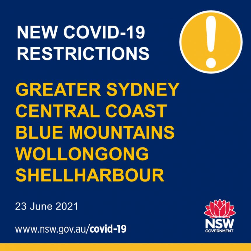 Covid-19 updates and new restrictions Covid-19 updates and new restrictions