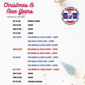 Christmas timetable Christmas timetable