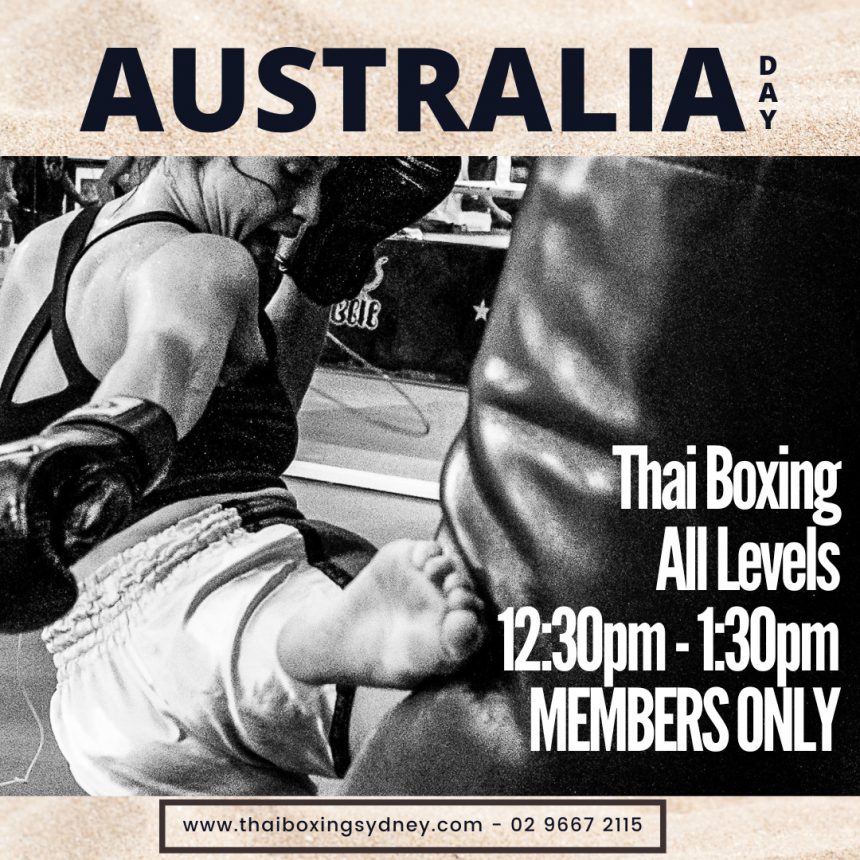 Australia Day – Lunch class 12:30pm