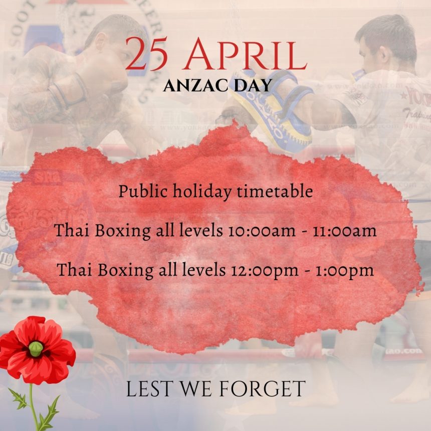 Anzac Day + SRG Fight Night