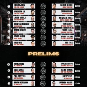 SRG Fight Night – 3 days to go