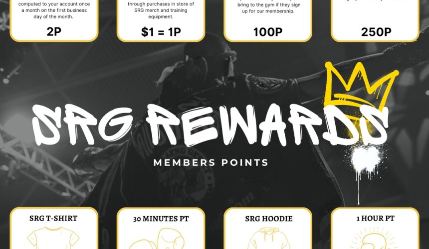 SRG REWARDS POINTS SRG REWARDS POINTS