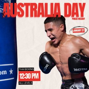 Australia Day – Lunch class at 12:30pm
